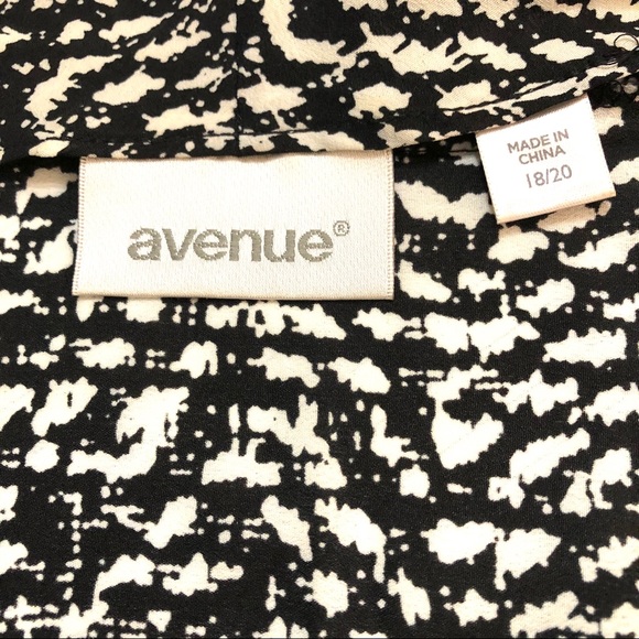 Silky Avenue Kimono Black White Size 18-20 - Picture 4 of 11